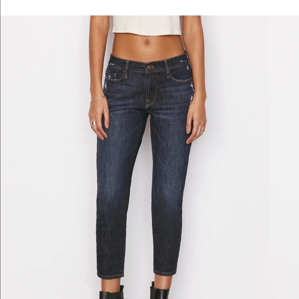Woman’s Frame Le Garçon Crop jean. Size 28